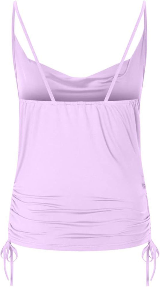 Top a bretelles , col en V