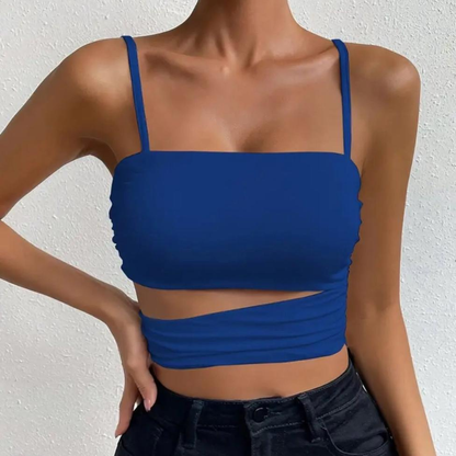 Top court à découpes Allurite